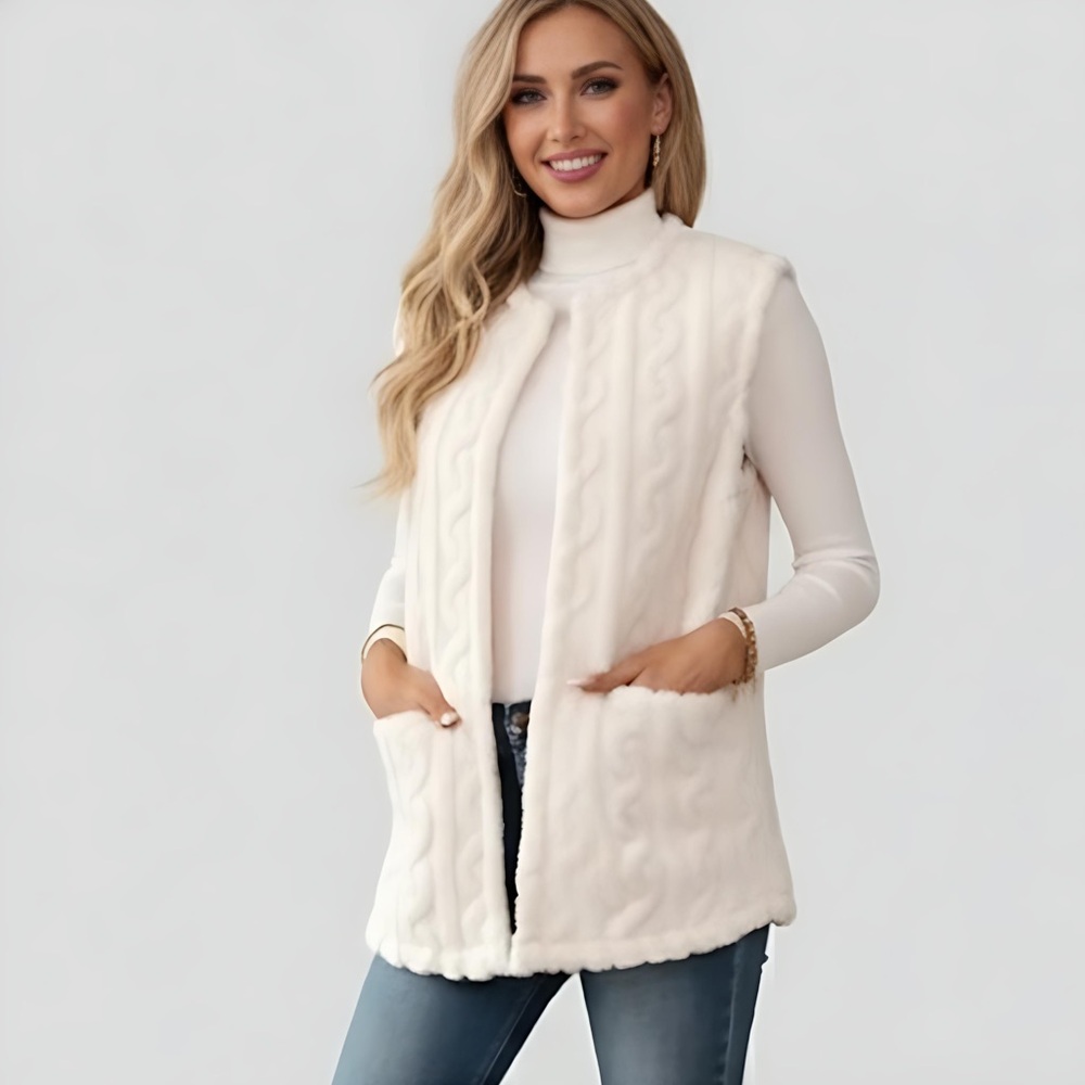 Teddy Vest With Pockets